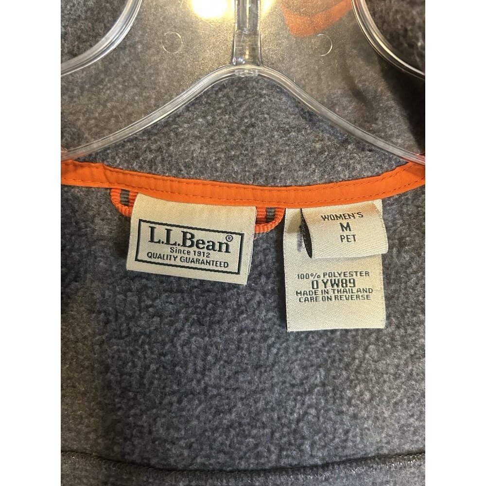 LL Bean Orange Rain Jacket w/ Removable Lining (Womens-Medium) - Picture 2 of 4